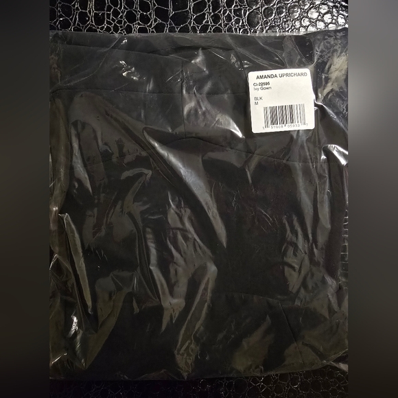 NEW Amanda Uprichard X Revolve Black Strapless Ivy Gown | Size Medium - Picture 7 of 8